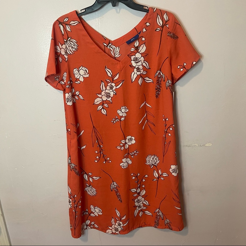 Apt. 9 orange flower Dress